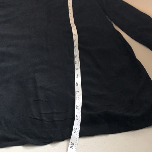 Twelfth street by Cynthia Vincent back lace crochet long sleeve shift dress L - Picture 9 of 11